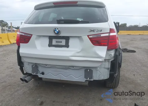 2016 BMW X3 xDrive28I z USA, uszkodzony, nr VIN 5UXWX9C52G0D68791
